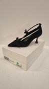 CASADEI Pointed Chain Pumps 1F514L060KY606000, Black, Size EU 39