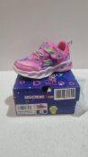Skechers Sweetheart Lights Trainers, Pink, Size UK 7/EU 24