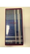 Six Packs of Guasch Men's Handkerchiefs, Blue, Grey