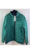 Fynch Hatton Stepp Jacket, Dark Emerald, Size L
