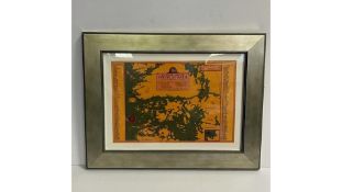 Map of Georgian Bay Framed Print By Andrew Fare, 50cm X 40 Cm