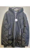 Jott Men's Reversible Toronto Jacket, Black, Anthracite, Size 4XL