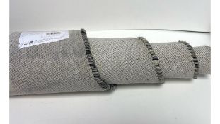 Phoenox Fine Stripe Modern Pattern Wool Rug, Grey, 80x150cm