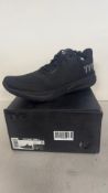 TVR Men's Techknit Rnr-1 Running Shoes, Black, UK 11