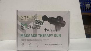 Equinox Medical Massage Therapy Gun, Pain Relief, 30 Speeds, 6 Heads