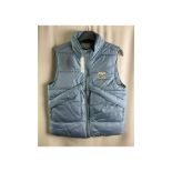 Esme Studios Women's Aimie Quilt Vests, Ashley Blue, Size XS