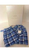 Guasch Women's Pyjamas, Blue Check, Size L