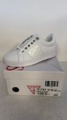 Guess Women's Rejeena Trainers, White, UK 3