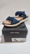 Josef Seibel Women's Annie Sandals, Navy, Size EU 41