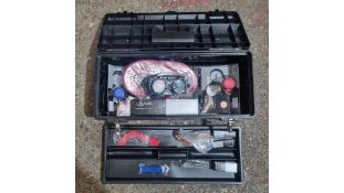 Ryval Welding Set with Combi Shank, Goggles and Tools. Damaged Case