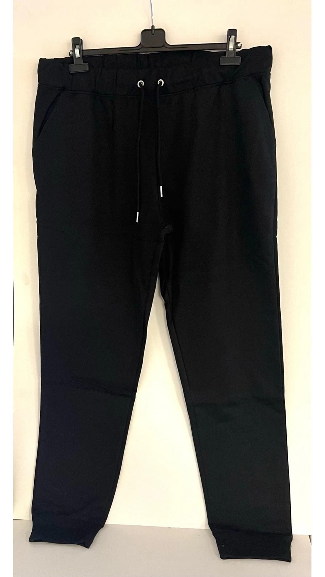 Ten Pairs of Stonebridge Men's Slim Fit Jogging Trousers, Black 2XL