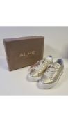 ALPE Alpstar Women's Glitter Trainers, Gold, Size EU 37