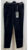 Toni Belmonte Ladies Stretch Trousers Slim Fit, Black, Size 12 Short