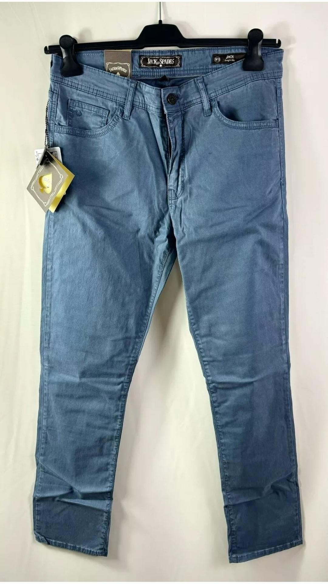 Jack of Spades Men's Jack Fit Trousers, Slate, Size W34 L34