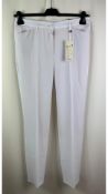 Three Toni Women's CS-Steffi Trousers, White, Size 14