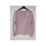 Bianca Women's Cotton Sweater, Pink, Size 10 UK