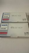 Three Philips Night/Day Zoom Take Home Whitening Kits
