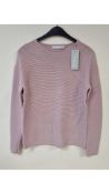 Bianca Womens Cotton Sweater, Pink, Size 12 UK