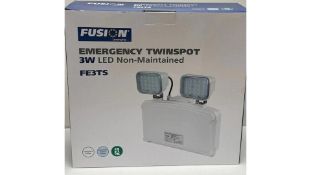 Two Fusion Emergency Twinspot, FE3TS, 3W LED