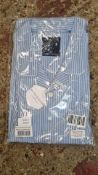 British Boxers Men's Cotton Nightshirt, Blue Stripe, Size 2XL