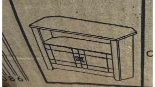 Ludlow TV Unit, White & Oak, W912 X D470 X H85 Mm