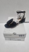 Geox Women's Licini Sandals, Black, Size UK 5