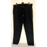 Ten Pairs of Stonebridge Men's Slim Fit Jogging Trousers, Black 2XL