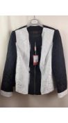 Carmen Melero Women's Jacket, Black and White, Size 22 UK