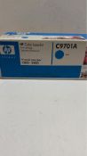 HP Color LaserJet C9701A Cyan, LaserJet Series 1500, 2500. Box damaged