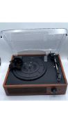 Two Wireless Bluetooth Turntables, 3-Speed 33/45/78