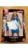 Three Smiffys Girls 82006S Officially Licensed Chucky Costume, Size S, Age 4-6 Years