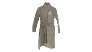 Courreges Women's Trench Coat In Beige, Size 38 FR