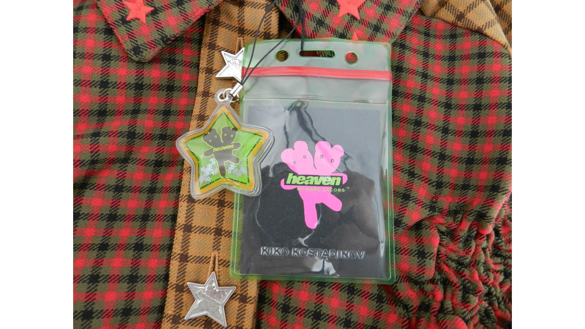 Marc Jacobs X Kiko Kostadinov Women's Heaven Star Button Up Check Jacket, Red/Brown, X-Large - Image 5 of 5