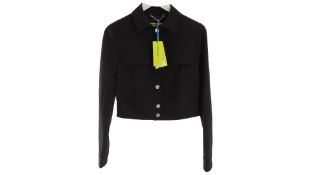 Versace Jeans Women's Short Jacket, Black, Size 40