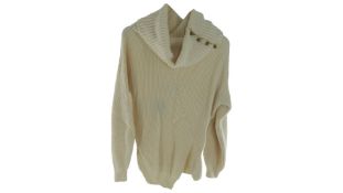 Stella McCartney 9200 Abito Jumper, Cream, Size 40