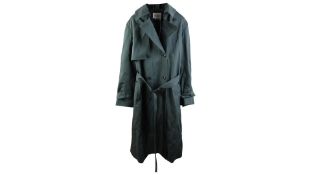 Bonpoint Belted Double Breasted Trench Coat, Dark Green, EU 38