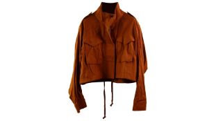Rag&Bone Cropped Field M65 Jacket, Clementine, Size M
