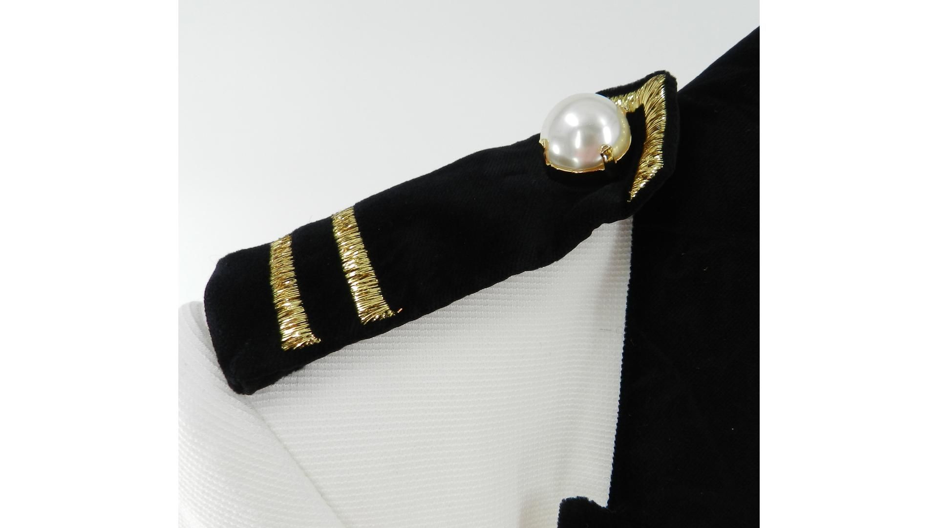 Pinko Women's Jacket, Double-Breasted Buttons Zip White, Size 42 - Image 3 of 6