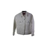 Acne Studios Women's 1998 Denim Jacket, White, UK 32