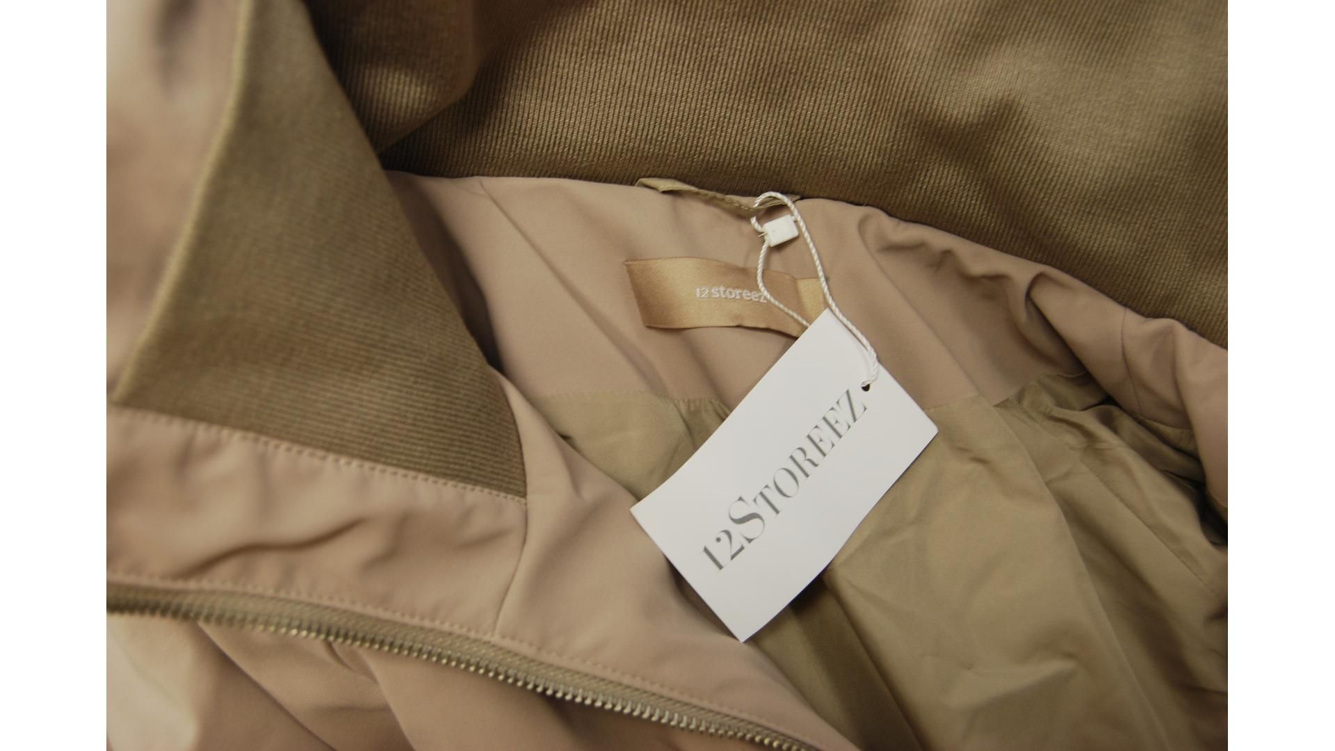 12Storeez Oversized Puffer Coat, Beige, Size L, 104882 - Image 3 of 3