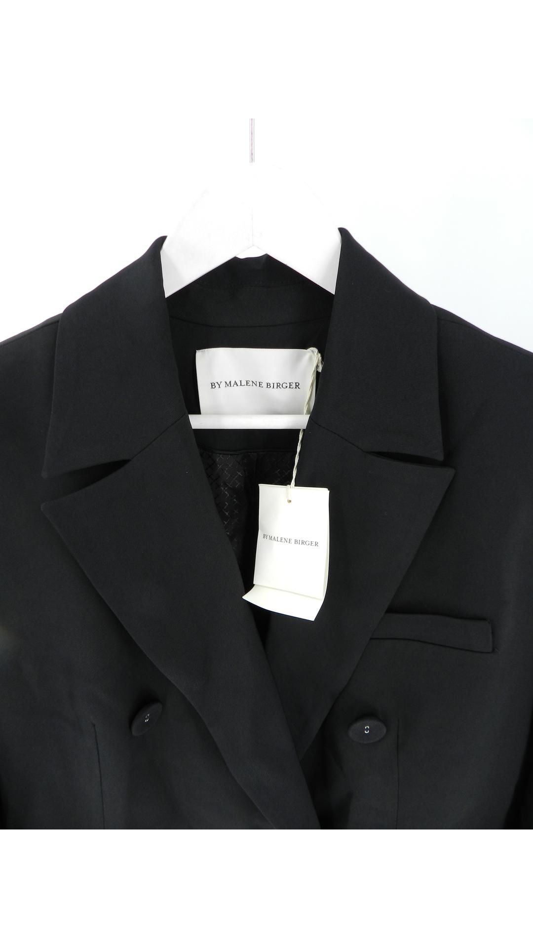 Malene Birger Siw Twill Blazer, Black, EU 40 - Image 3 of 4