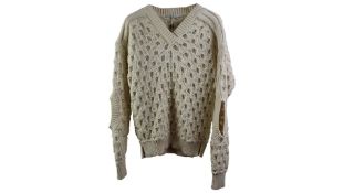 Stella McCartney Women's 9200 Big Stitch Knitted Jumper, Cream, Size 40