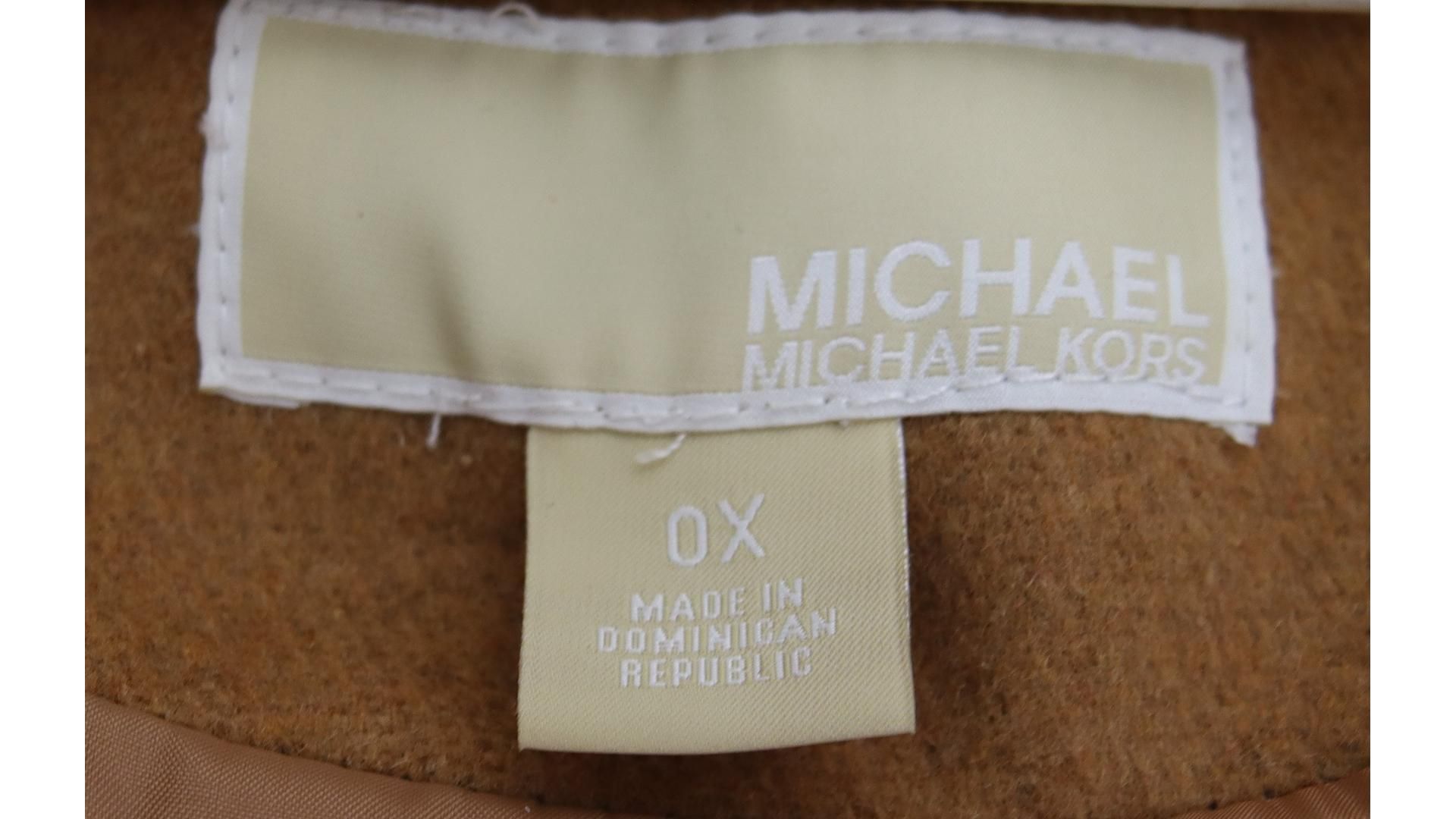 Michael Kors Women's Trench Coat, Dark Camel, Mark On Front, Size OX - Image 4 of 5