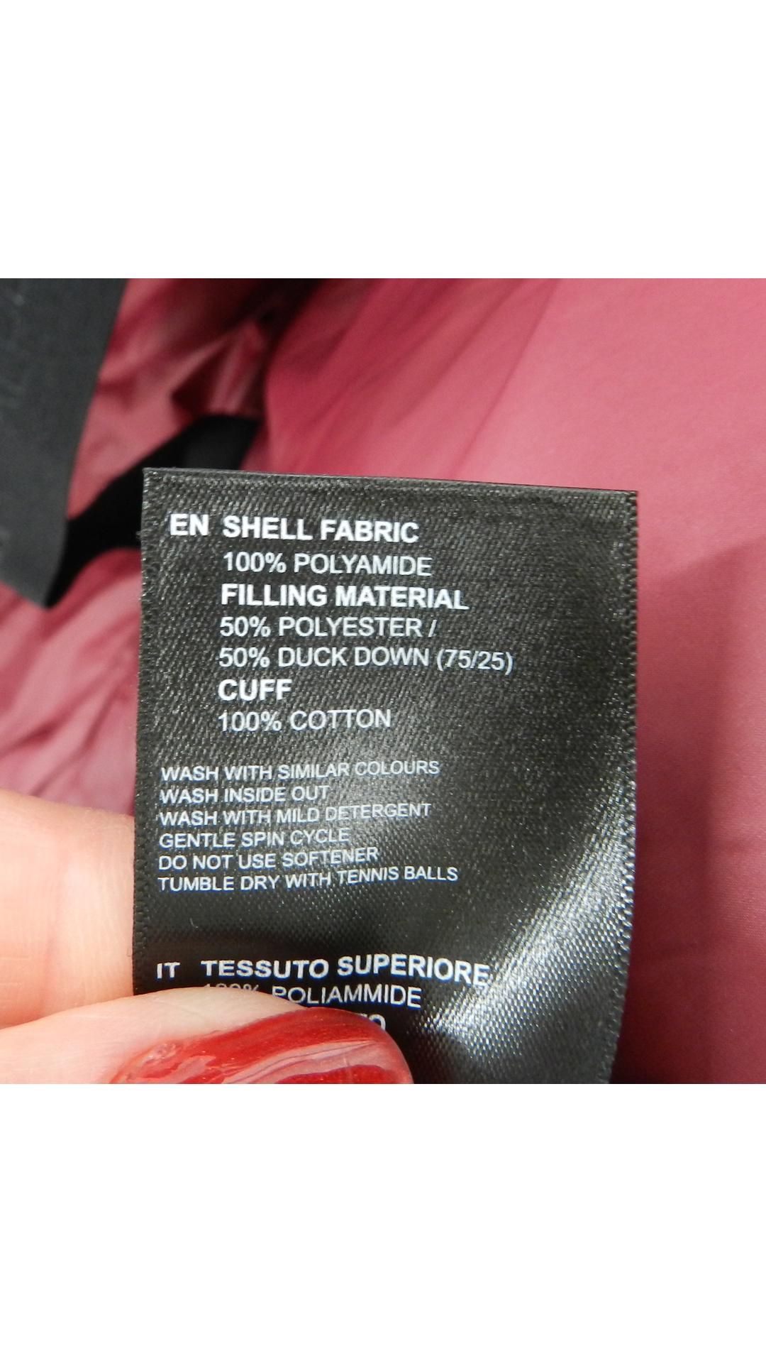 Alphatauri ATA Womens Jacket, Deep Red, Size L - Image 4 of 4