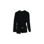 Pinko Cola 1 Crepe Jacket with Belt. Black, EU 42