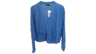 Women's Polo Ralph Lauren Cardigan, Blue, Size L