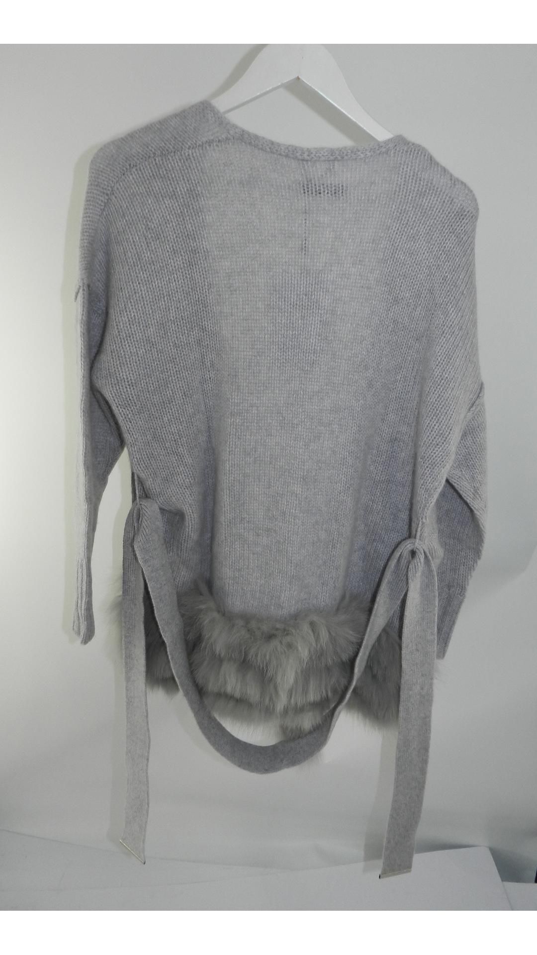 Max & Moi Cashmere Cardigan, Grey, Size XS - Image 3 of 5