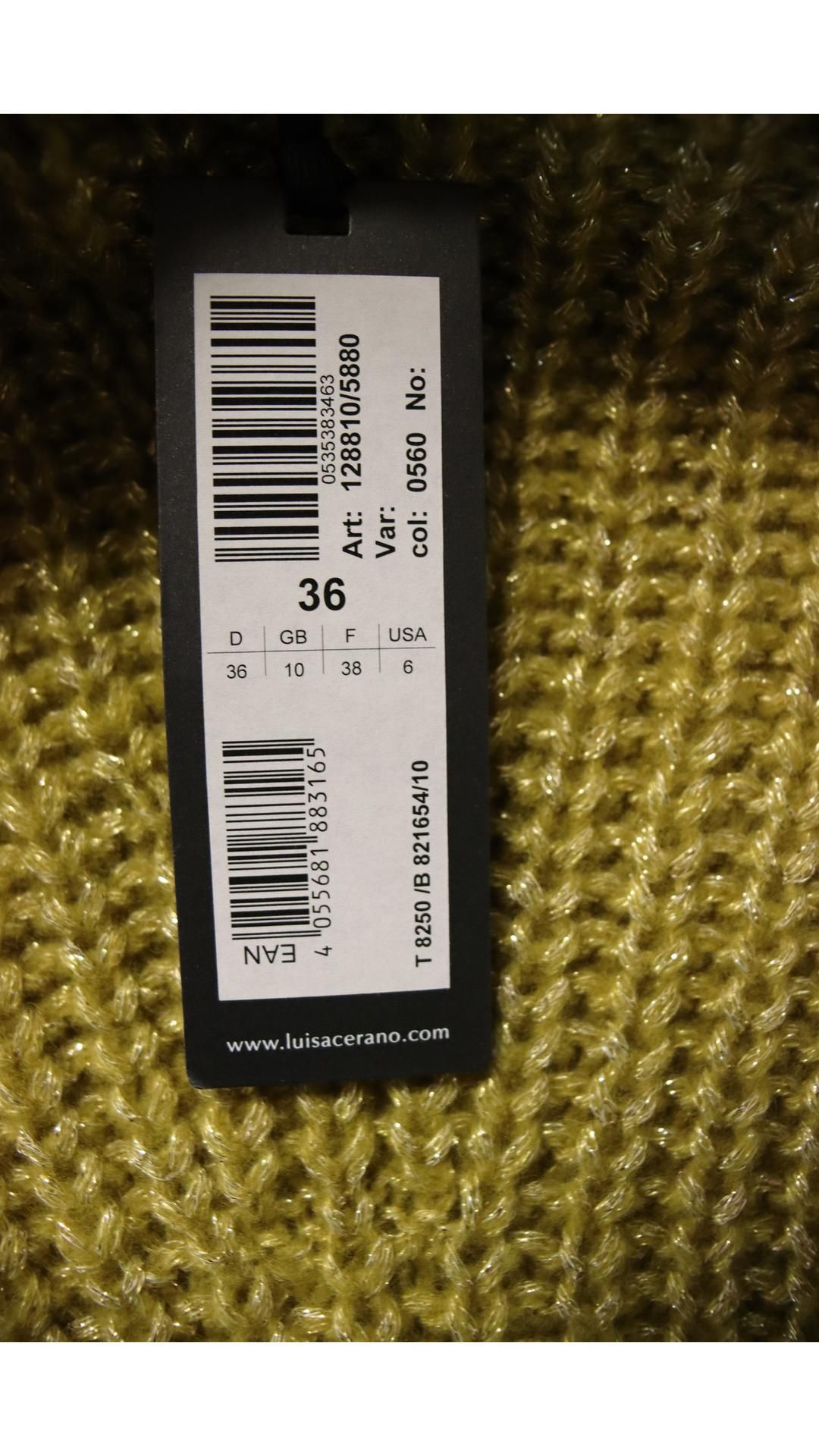 Luisa Cerano Women's Wool Sweater, Size UK 10 - Image 6 of 6