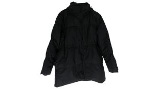 Cos Women's Hooded Puffer Coat, Black, Size M