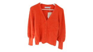 Rino & Pelle Short Knitted Women's Cardigan, Flame, Size L